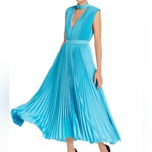 Alice + Olivia Vibrant Blue Midi Dress